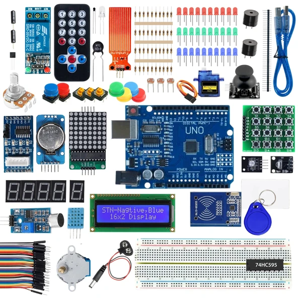 Arduino Uyumlu Robotik Kodlama Seti 168 Pcs (Kutulu ve E-Kitaplı)