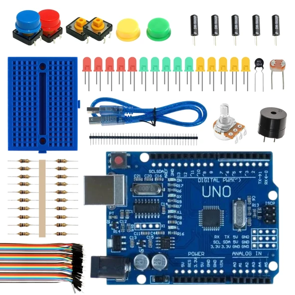 Arduino Uyumlu Robotik Kodlama Seti RB3 (Kutulu ve E-Kitaplı)