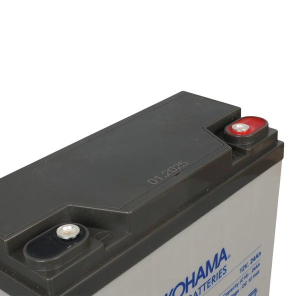 YOKOHAMA YH-1224 12 VOLT - 24 AMPER ELEKTRİKLİ BİSİKLET AKÜSÜ (180 X 76 X 167 MM) - 4