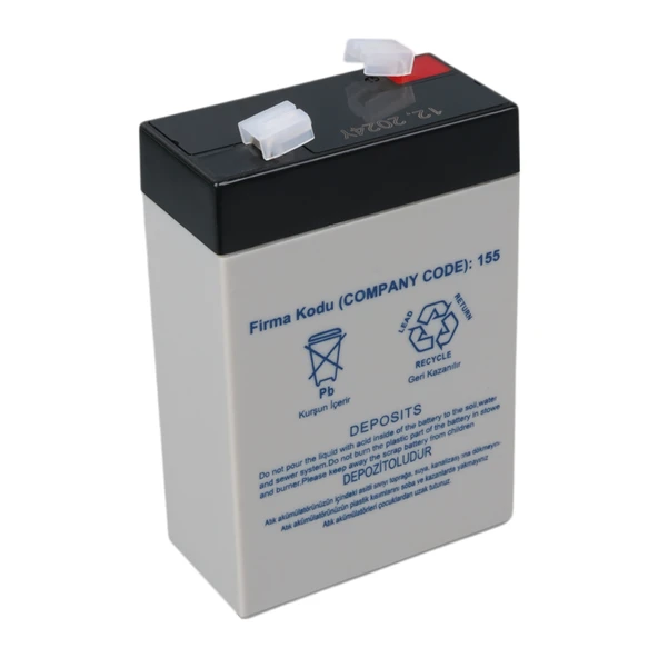 YOKOHAMA YH-62.3 6 VOLT - 2.3 AMPER AKÜ (101 X 66 X 33 MM) - 2