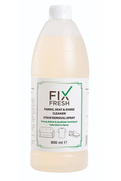 fixfresh Koltuk Kumaş Ayakkabı Giysi Çamaşır Leke Çıkarıcı Temizleyici Sprey 800 Ml Ikili Set - 6