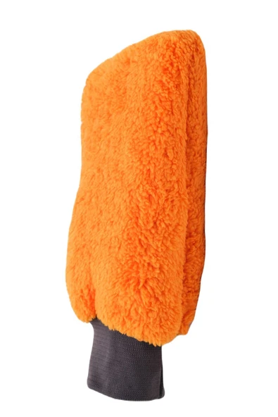 AutoFresh Welsoft Oto Yıkama Eldiveni Astarlı Araç Temizleme Mikrofiber Araba Cila Eldiveni Turuncu - 4