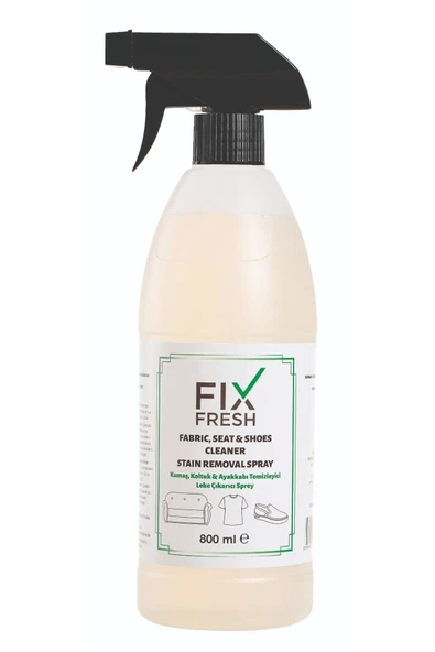 fixfresh Koltuk Kumaş Ayakkabı Temizleyici Leke Çıkarıcı Sprey 800 ml