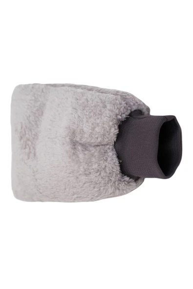 AutoFresh Welsoft Oto Yıkama Eldiveni Astarlı Araç Temizleme Mikrofiber Araba Cila Eldiveni Gri - 4