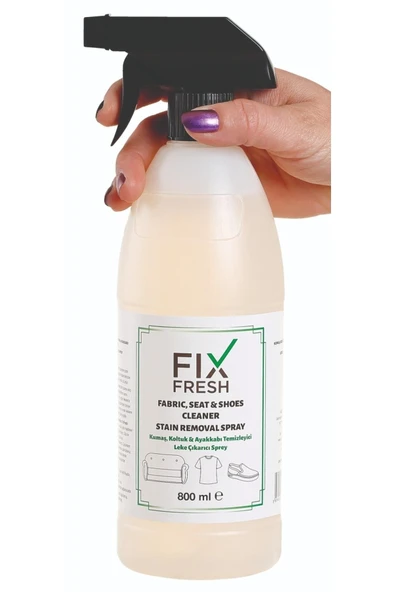 fixfresh Koltuk Kumaş Ayakkabı Giysi Çamaşır Leke Çıkarıcı Temizleyici Sprey 800 Ml Ikili Set - 7