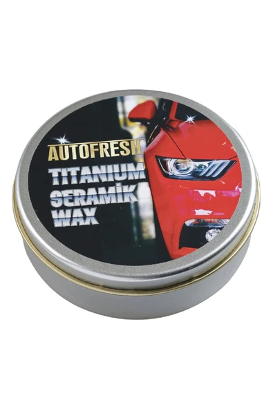 AutoFresh TİTANYUM SERAMİK Uyumlu WAX ARAÇ PARLATICI CANUABA WAX 175 GRAM BEZ VE SÜNGER HEDİYELİ - 2