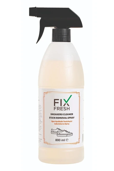 fixfresh Spor Ayakkabı Temizleyici Sprey Kir Leke Çıkarıcı Ayakkabı Bakım Spreyi 800 Ml