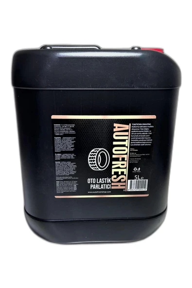 AutoFresh Oto Lastik Parlatıcı 5 Lt Uygulama Süngeri Hediyeli Folyolu Kapak 5 Kg Tampon Parlatıcı - 7