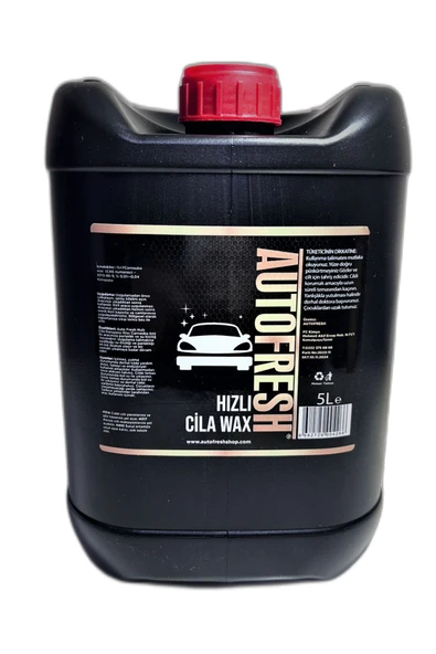 AutoFresh HIZLI CİLA SERAMİK ETKİLİ OTO PARLATICI KORUYUCU CARNUABA WAX 5 KG - 5