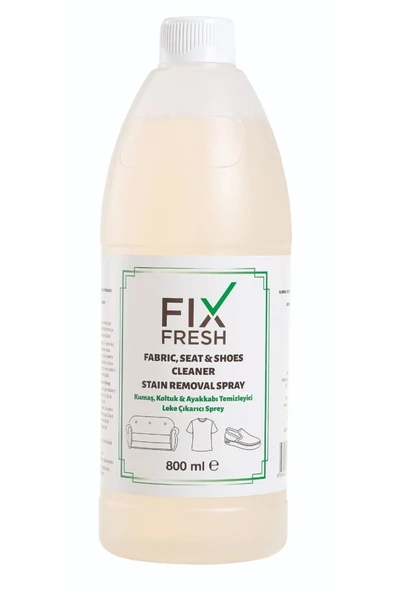 fixfresh Koltuk Kumaş Ayakkabı Temizleyici Leke Çıkarıcı Sprey 800 ml - 3