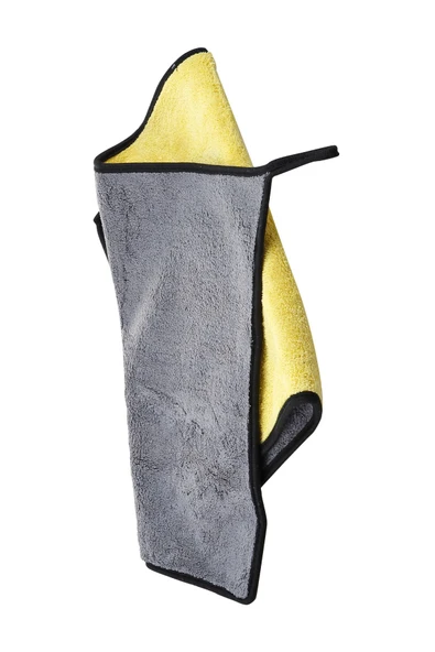 AutoFresh Çift Kat Mikrofiber Oto Kurulama Havlusu 30x60 Cm 800gsm (kenarı Biye ) Gri Sarı - 2