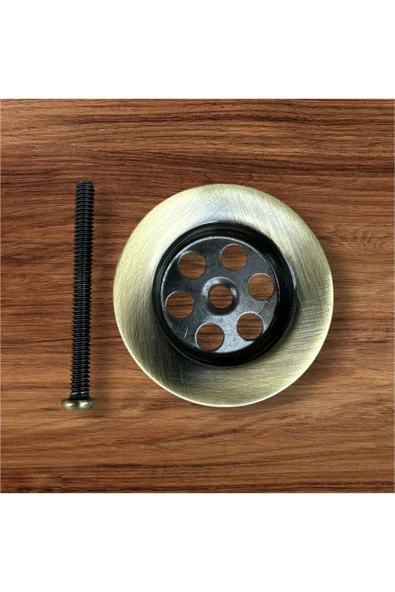 Antik Gold Lavabo Gideri Antik Gold Lavabo Süzgeci Bütün Lavabolara Uygun Sifon - 3