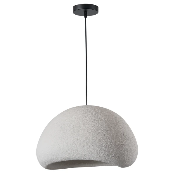 Tretan Büyük Beyaz Beton Modern Sarkıt Oturma Odası Salon Sarkıt Avize - Resim 3