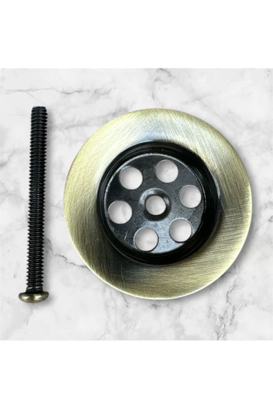 Antik Gold Lavabo Gideri Antik Gold Lavabo Süzgeci Bütün Lavabolara Uygun Sifon - 2