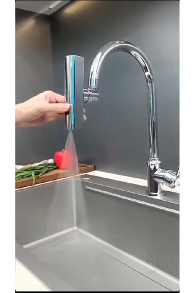 Musluk Başlığı Tazzik ve Basınç Özellikli Fonsksiyonlu Batarya Başlığı Bütün Armatürlere Uyumlu - Resim 2