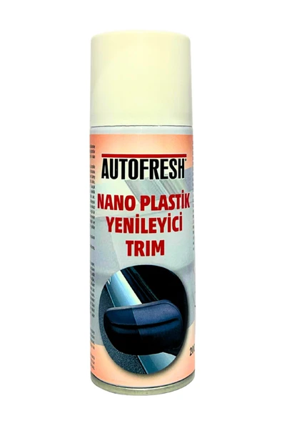 AutoFresh Oto Nano Plastik Yenileyici Trim Sprey Parlatıcı Onarıcı Kaplama Bez 200 ML