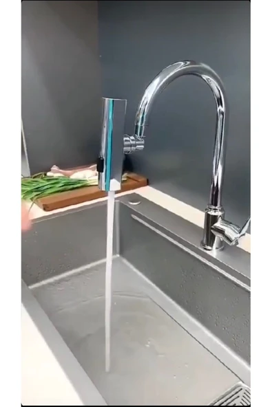 Musluk Başlığı Tazzik ve Basınç Özellikli Fonsksiyonlu Batarya Başlığı Bütün Armatürlere Uyumlu - Resim 7