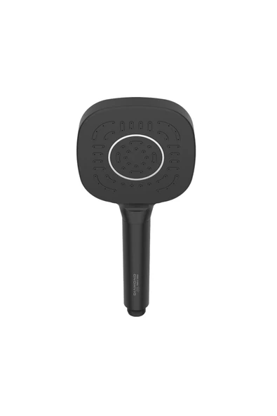 Siyah Duş Sistemi Yuvarlak Duş Seti Mat Siyah Premium Alt Armatür Dahil Komple Set - Resim 2