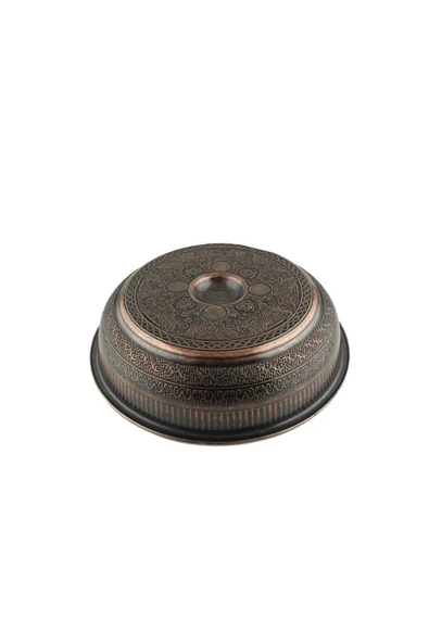 Eskitme Bakır Hamam Tası Ağır Pirinç Kurna Hamam Tas Bronz - 3