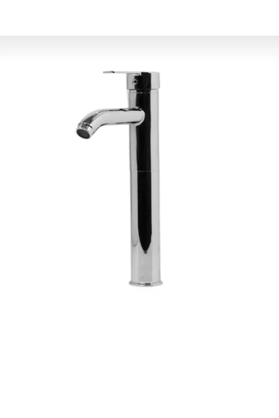 Çanak Lavabo Bataryası Gümüş Lavabo Bataryası Yüksek Çanak Lavabo Musluğu Garantili Modern Tasarım - 8