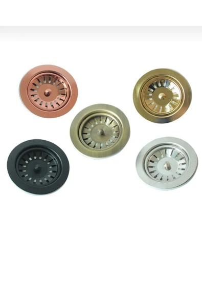 Antik Gold Mutfak Gideri Antik Gold Evye Süzgeci Modern Premium Tasarım Gider Standart Boy - 2