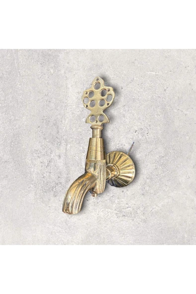 Antik Gold Osmanlı Kurna Musluğu Eskitme Hamam Musluğu Altın Hamam Musluğu