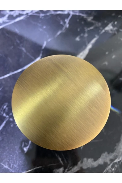 Mat Gold Lavabo Gideri Antik Gold Lavabo Süzgeci Pirinç Malzeme - 2
