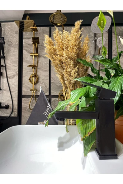 Mat Siyah Lavabo Bataryası - Resim 2