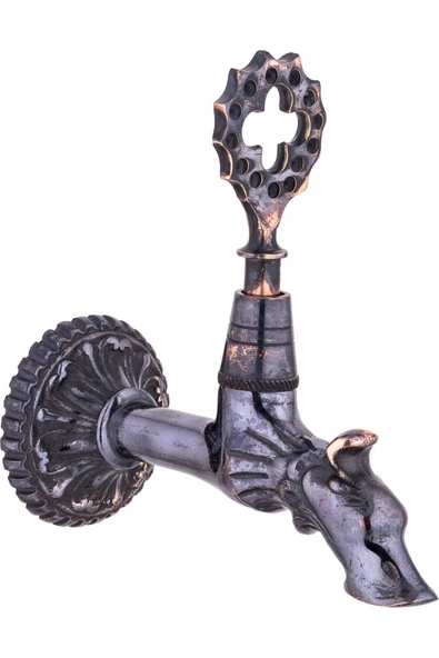 Siyah Kurna Bataryası Hamam Musluğu Özel Tasarım Kurna Musluğu Pirinç ürün görseli