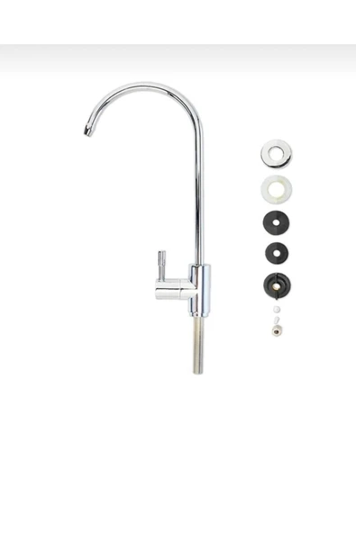 Arıtma Musluğu Arıtma Bataryası 5 Yıl Garantili Pirinç Malzeme Arıtma Cihazlarına Uygun - Resim 2