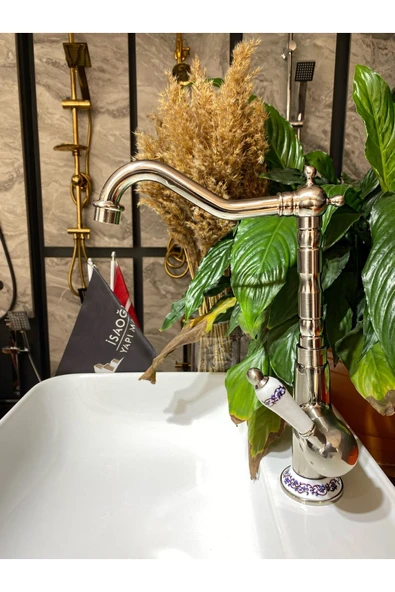 Antrasit Rustik Mutfak Bataryası Işlemeli Premium Evye Musluğu Mat Antrasit Batarya Rustik Musluk - Resim 2