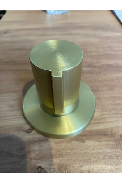 Mat Gold Gömme Rezervuar Mat Gold Taharet Musluğu ve Buton Komple Set Mat Altın Dore Panel - 7