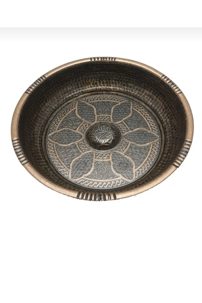 Kurna Musluğu Siyah Hamam Musluğu Üçlü Set Pirinç Malzeme Kurna Bataryası Eskitme Siyah - 4