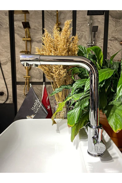 Arıtıcılı Mutfak Bataryası 3 Yollu Evye Musluk Arıtmalı Mutfak Musluğu Krom Renk 5 Yıl Garantili - Resim 2