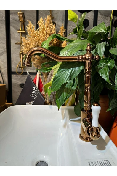 Bronz Mutfak Bataryası Vintage Tasarım Evye Armatür Bakır Zen Design ürün görseli