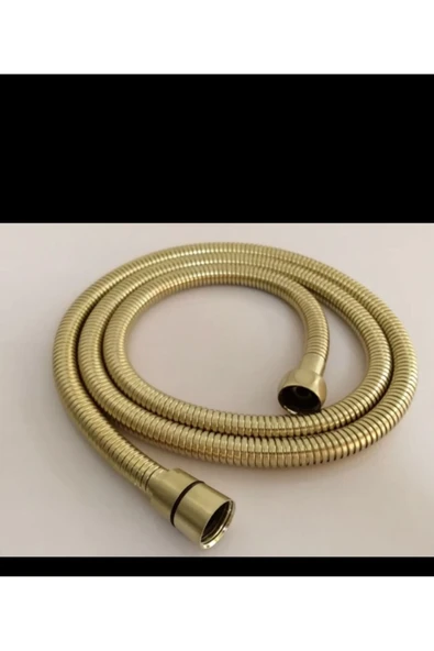 Gold Duş Seti Altın Duş Sistemi Büyük Metal Tepe Duş Yağmurlama Sistem Batarya Dahil Set - Resim 8