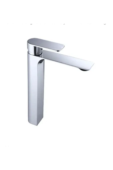 Çanak Lavabo Bataryası Çanak Lavabo Musluğu Yüksel Model Silver Gümüş Çanak Uyumlu Armatür - Resim 3