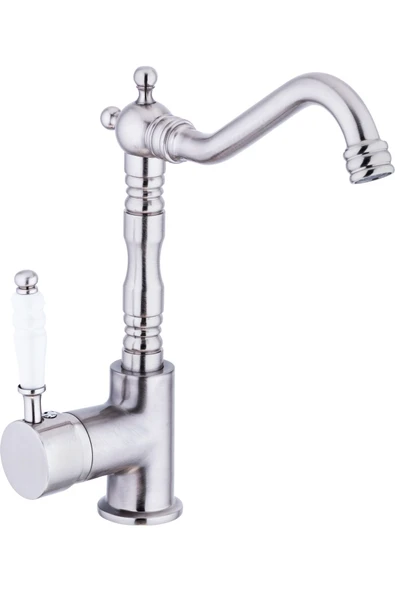 Lavabo Bataryası Rustik Batarya Banyo Musluğu Pirinç Vintage Zen Design Lavabo Musluğu - 2