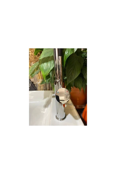 Spiralli Mutfak Bataryası Uzayan Sistem Evye Musluğu Gümüş Renk 5 Yıl Garantili - Resim 5