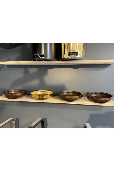 Antik Kurna Musluğu ve Hamam Tası Üçlü Set Hamam Tası Kurna Musluğu Komple Pirinç - Resim 7