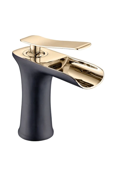 Siyah Gold Şelale Lavabo Bataryası - 3