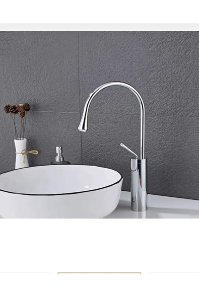 Çanak Lavabo Bataryası Lavabo Musluğu Drop Design Lavabo Armatür - Resim 2