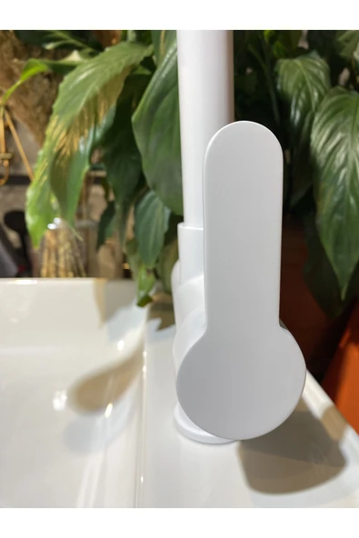 Arıtıcılı Mutfak Bataryası Beyaz Evye Musluğu Spiralli Batarya Mat Musluk - Resim 5