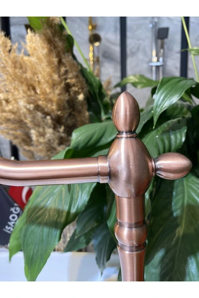 Mat Bakır Mutfak Bataryası Arıtmalı Mutfak Musluğu Zen Design Bakır Batarya Arıtmalı - Resim 4