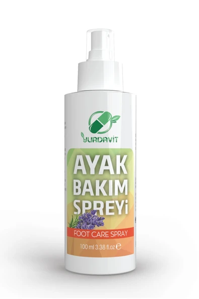 Yurdavit El Ayak Ve Kaşıntı Ve Koku Için Yurdavit Ayak Bakım Spreyi 100 Ml - 2