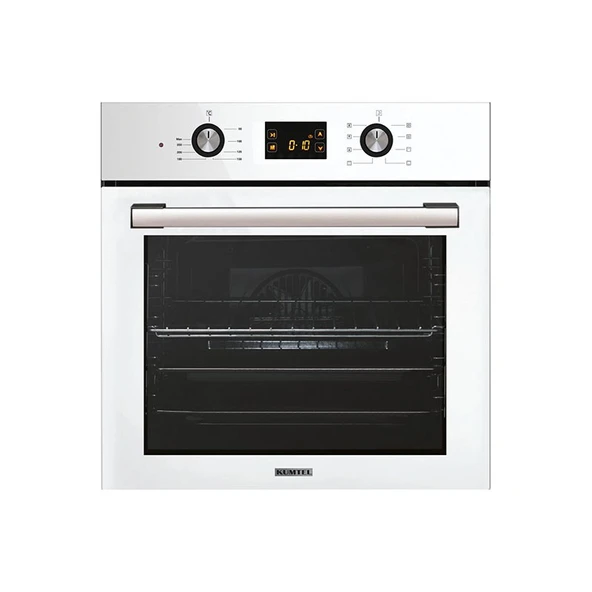 KUMTEL Ankastre Set Beyaz Cam 8 Programlı Dokunmatik - Resim 4