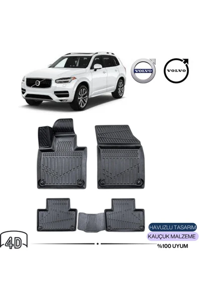 VOLVO XC90 2019 4D Havuzlu Paspas