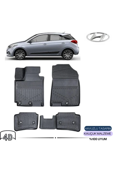 HYUNDAİ İ20 2018 4D Havuzlu Paspas
