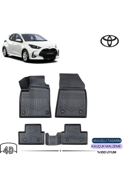 TOYOTA YARİS 2023 4D Havuzlu Paspas