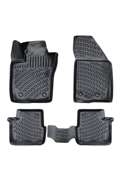 Fiat Egea Cross Wagon (Alt Kısım) 2022 ModelUyumlu3D Bagaj Havuzu ve Araca Özel Paspas Seti - Resim 3